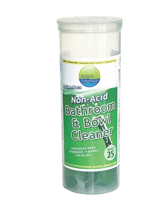 Non-Acid Bathroom & Bowl Cleaner Vials (for quarts)